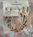 Multi-style Colorful Beaded Earring Combination (5627701)
