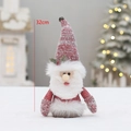 Poupée Père Noël classique de 32cm avec bonnet tricoté et barbe en peluche blanche - 32x15cm / Père Noël (HM24-9801A)