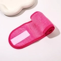 Velcro Headband - Rose Red