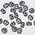 Halloween-Konfetti in Kürbisform aus schwarzem Papier für festliche Party-Dekorationen - Schwarzer Kürbis Stil 2