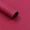 Dark red matte floral wrapping tissue paper shown in rolled and flat texture - Burgundy