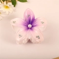 8cm Rhinestone-studded White Base With Purple Accents Standard