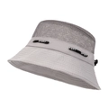 Cappello da pescatore in mesh grigio traspirante con tesa larga e coulisse sportiva - Colore 3 (Grigio - Mesh Traspirante)