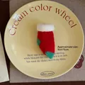 Mini red and green knitted Christmas stocking ornament with white fur cuff, size 9cm x 6cm - Large-Red