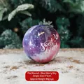 Scatola tonda in latta con cielo stellato blu e scritta Sweet Dreams, 9x6cm 44g regalo - Ovale Cielo Stellato Blu-Sweet dreams