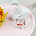 Mini resin gold fish water bag pendant with red and yellow fish charm for DIY jewelry - Style 3 (Red Yellow Goldfish)