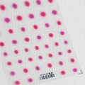 Adesivi per unghie blush 5D TS-501 con motivi a pois sfumati rosa e magenta - Tondo Sfumato Rosa Viola (TS-501)