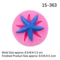 Stampo in silicone a stella marina rosa per decorazioni di torte e lavori artigianali - 15-363 / Rosa