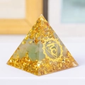 Lamina D'oro Avventurina Con Rune (3 Cm)