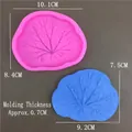 Set di 2 stampi in silicone a foglia di loto per decorazioni in fondente e resina - Foglia di Loto Extra Large