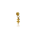 18K gold plated stainless steel Sagittarius zodiac charm pendant for DIY jewelry - Sagittarius / Gold