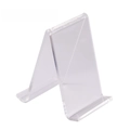 Minimalist clear acrylic stand for silicone ear model display on white background - Acrylic Stand