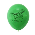Palloncino in lattice verde con dinosauro T-Rex per decorazione di feste di compleanno - Stile Tirannosauro