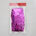 Dettaglio della tenda a frange metalliche viola per decorazioni di sfondo per feste - Tipo standard / Rosa Rossa
