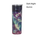 Gobelet 20oz en acier inoxydable avec motif nébuleuse Dark Night Aurora coloré - 20oz / Transfert de Laque - Aurore Sombre