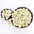 Easter spotted foam eggs set with two rustic rattan bird nests for festive DIY decoration - Small / Beige