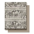 Textured Old Money Aesthetic flower wrapping paper in a gray and white abstract pattern - 10 Sheets/Pack / Birch Wood