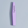 Washable purple double-sided nail file sponge buffer with 100/180 grit for manicures - Purple