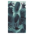 Halloween spooky ghost face and handprints PVC self-adhesive wall and window sticker - Horror Ghost Silhouette Style (CT70025T_R) / 45x80cm
