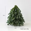 Mini-Weihnachtsbaum aus PE für den Schreibtisch, 40cm hoch mit natürlicher Optik - 40cm Mini Weihnachtsbaum (900g)