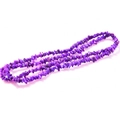 Irregular purple natural crystal agate chips necklace for DIY jewelry making - Purple