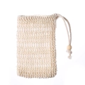 Mesh Soap Bag White Wood Bead