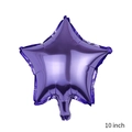 10-inch shiny purple star foil balloon for birthday party decorations and cake toppers - 10 Inch Light Purple Star