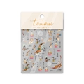 Adhesive nail stickers featuring Dunhuang flying apsaras art and traditional motifs - Musicians Pattern (to1762)