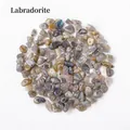 Irregular grey Labradorite crystal beads with blue flash for DIY jewelry making - Labradorite