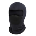 Close-up of dark blue windproof cycling balaclava featuring breathable mesh over the mouth - L(58-60cm) / Navy Blue
