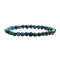 Natur-Tigerauge und Lava-Perlenarmband auf weißem Hintergrund für Herren Damen - 6mm Tigerauge & Lavastein