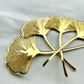 Set di 4 topper per torta in acrilico a foglia di ginkgo dorata per decorazioni - Foglia di Ginkgo Oro