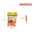 12-piece orange foam Easter carrot set with green leaves for festive decorations - Carrot Style (12 Packs) / 65mmx15mm