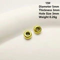 Antique gold cylinder spacer beads 5mm x 3mm with 3mm hole for DIY jewelry making - 19# (Cylindrical Spacer)