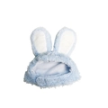 Light blue plush rabbit ear headwear for pets with soft fabric and velcro strap - Rabbit Ear / Light Blue