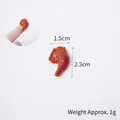 Miniature de cuisse de poulet rôtie en résine pour bricolage DIY, 2,3cm x 1,5cm - Mini Pilon de Poulet de 2,3 cm