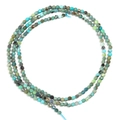 Faceted natural stone beads in turquoise, blue and brown for DIY jewelry making - Turquoise