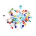 Mixed color 3mm faceted crystal glass wheel beads for handmade DIY jewelry making - 2mm (200 Pieces/Pack) / Random Mixed Colors