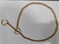 Golden Cuban chain Y-necklace with elegant heart pendants and minimalist slide link style - Gold Heart 8mm 63cm