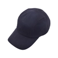 Detalle de gorra de béisbol de 5 paneles con ojales metálicos laterales transpirables - Negro