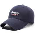 Navy blue baseball cap with Champions 1989 embroidery in retro American college style - Adjustable / Navy Blue