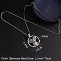 Gothic skull engine pendant necklace with stainless steel chain in dark jewelry box - Motorcycle Engine Skull