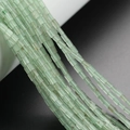 Perle in agata naturale rettangolare sfaccettata 2x4mm verde chiaro per gioielli fai da te - Avventurina Verde