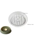 Striped round silicone tray mold for resin DIY projects with 13.5cm diameter size - Medium (Diameter 13.5cm)