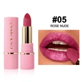 Pearl moisturizing lipstick #05 rose nude shimmering glitter lip gloss for daily makeup - Shimmer Lip Gloss #05
