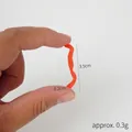 Miniature légume orange en résine pour bricolage, accessoire de 3,5 cm pesant 0,3 g - Poivron Rouge en Lanières