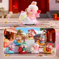 Cartoon Siamese cat figurines set with 6 regular and 1 hidden resin desktop ornaments - -271 Instant Fortune Box 6 / Full Box Set