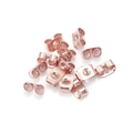 Chiusure per orecchini a farfalla in oro rosa per la creazione di gioielli fai-da-te - 3.5x5mm / Oro rosa