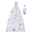 Foldable grocery bag with cartoon deer print and portable hook for easy carrying - 16kg / 38*58cm / Deer Leaf (XC-07)
