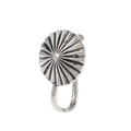 U-shaped antique silver nose clip with radiant sun pattern non-piercing jewelry - Antique Silver Umbrella Shape (x592)
